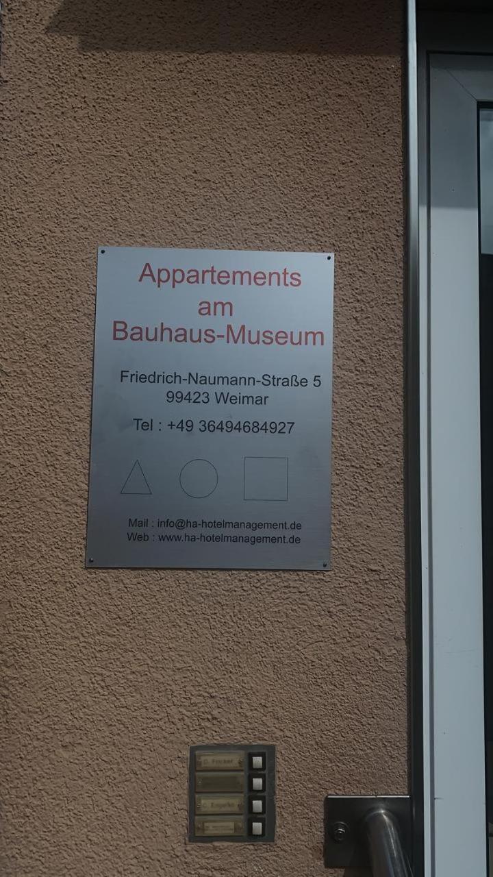 Cityappartement Am Bauhaus-Museum Weimar (Thuringia) Exterior foto