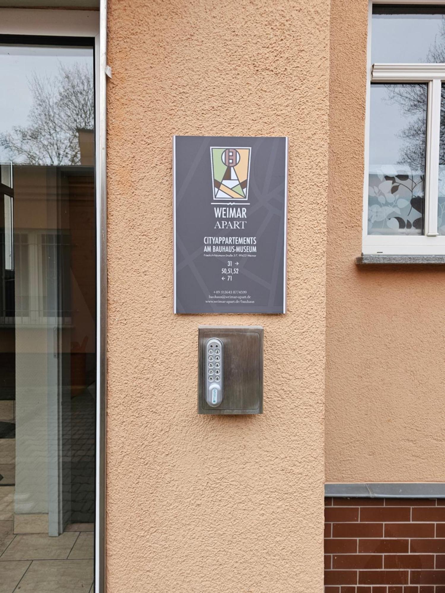 Cityappartement Am Bauhaus-Museum Weimar (Thuringia) Exterior foto